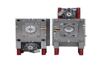 塑膠模具上為什么前模硬度要比后模高?